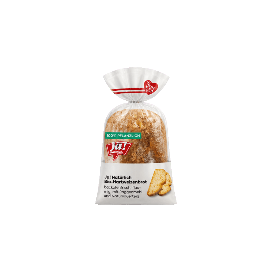 Ja! Natürlich Bio-Hartweizenbrot