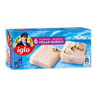 Iglo Polar-Dorsch verschiedene Zubereitungen MSC