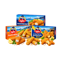 Iglo Fischstäbchen Fisch'n'Rösti Knusper Abenteuer Goldschatz Käse oder Polardorsch