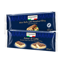 Italiamo Biskuitteigküchlein Haselnuss- oder Milchcreme