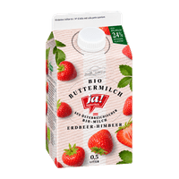 Ja! Natürlich Bio-Buttermilch mit Frucht