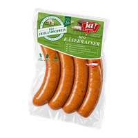 Ja! Natürlich Bio-Käsekrainer vom Freilandschwein
