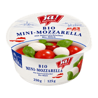 Ja! Natürlich Bio-Mozzarella Minis