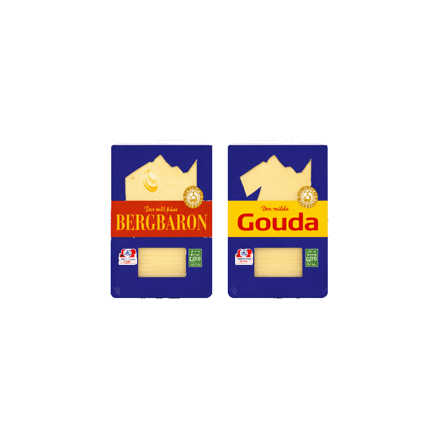 Schärdinger cheese slices, various