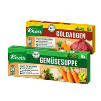 Knorr Bouillon Würfel 16 Stück Gemüsesuppe oder Goldaugen