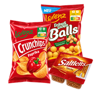 LORENZ Crunchips oder Saltletts