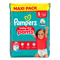 PAMPERS baby-dry diapers or Pants Maxi Pack