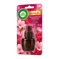 Air Wick Aroma Öl Nachfüller Kirschblüte und Himbeere, 20 ml