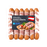GENUSS 100% AUS ÖSTERREICH Berner Würstel