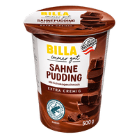 BILLA immer gut Sahnepudding