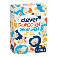 clever Mikrowellen Popcorn 3er