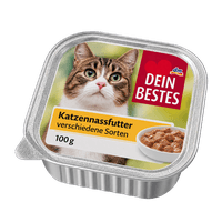 Dein Bestes Cat food – assorted varieties