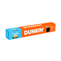 DUNKIN' coffee capsules, vanilla