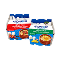 ERIDANOUS Oven feta with paprika, garlic or tomato, capers and oregano