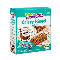Freche Freunde Bio-Crispy bar Elma veya Hindistan Cevizi 6x23g