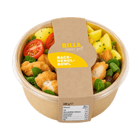 BILLA immer gut Backhendl-Bowl