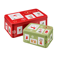 Birkmann Gebäckdosen-Set Dear Santa L und XL