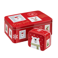 Birkmann Gebäckdosen-Set Dear Santa S und M