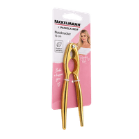 Fackelmann Pamela Reif Nussknacker verchromt gold 15 cm