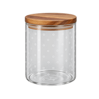 Trendshop Vorratsglas Design Kreise 500 ml