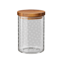 Trendshop Vorratsglas Design Kreise 700 ml
