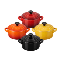 Le Creuset MINI-COCOTTE 4er-Set Feuer & Flamme