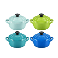 Le Creuset MINI-COCOTTE 4er-Set Meeresbrise
