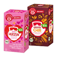 Teekanne Organics organik meyve, bitki veya baharat çayı 18 veya 20 poşet