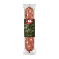 Ja! Natürlich Bio-Käsewurst Pikant vom Bio-Strohschwein