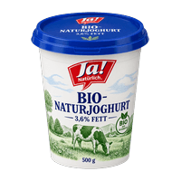 Ja! Natürlich Bio-Naturjoghurt 3,6%