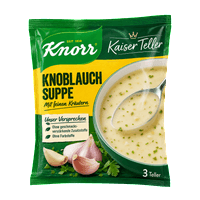 Knorr Kaiser Teller Knoblauchsuppe