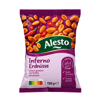 ALESTO Inferno spicy peanuts seasoned with PiriPiri