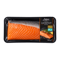 DELUXE Salmon fillet with skin