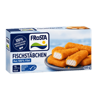 Frosta Fischstäbchen Schlemmerfilet Pfannen- oder Backofenfisch