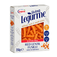 Legurme makarna – Rote Linsen Nudeln