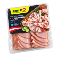 GENUSS 100% AUS ÖSTERREICH XXL Rauchkarree geschnitten