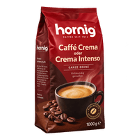 Hornig Caffé Crema oder Crema Intenso ganze Bohne