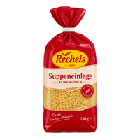 Recheis soup garnish (noodle)