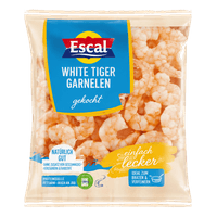 Escal White Tiger shrimp, various varieties