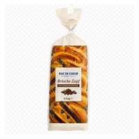 DUC DE COEUR Brioche fonott kalács csokoládédarabokkal