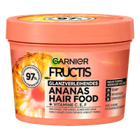 Garnier Fructis Glanzverleihende Ananas Hair Food Maske, 400 ml