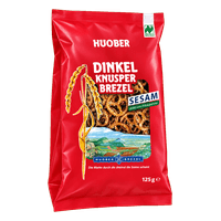Huober Knabbergebäck Bio Dinkel Knusper-Brezeln, 0.125 kg