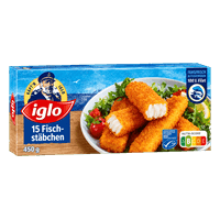 Iglo Fischstäbchen oder Backfisch Stäbchen