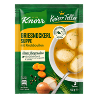 KNORR Kaiser Teller Grießnockerl Suppe