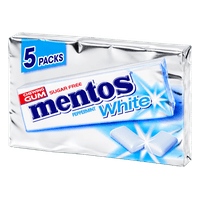 Mentos White chewing gum peppermint