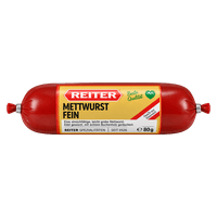 Reiter Mettwurst oder Schwarzwälder 80 g