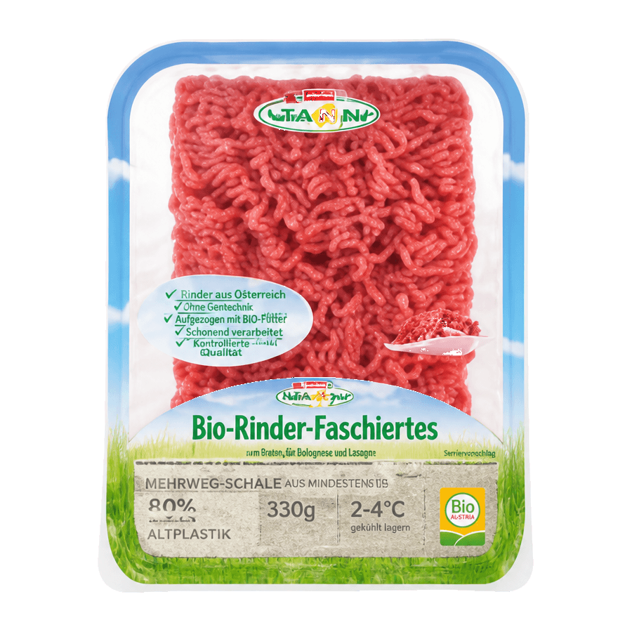 Organic minced beef