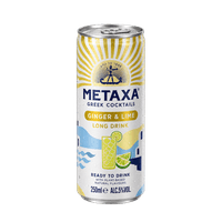 Metaxa Ginger Lime or Peach cocktail