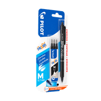 PILOT FRIXION Ball Clicker Set 0,7 mm mit drei Minen