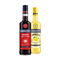 Ramazzotti Amaro herbal liqueur or limoncello
